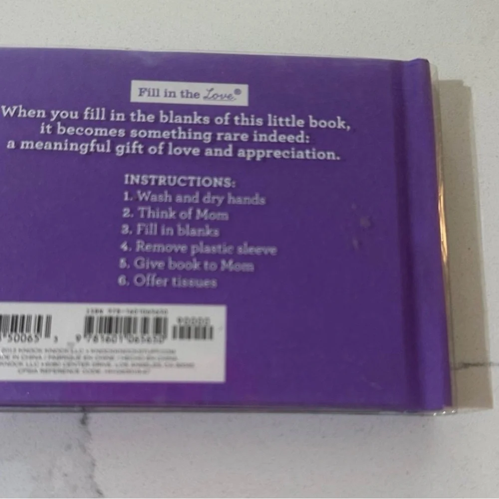 Knock Knock Purple Fill-in-the-Blank Book